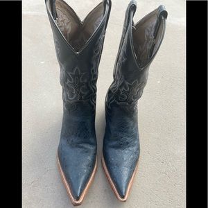 Full quill ostrich skin mens cowboy boots